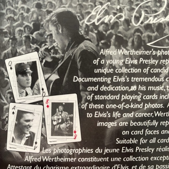 Rare Vintage Elvis Presley Playing Cards - Alfred Wertheimer Photos 54 photos - Picture 9 of 10
